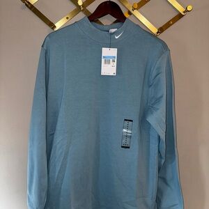 100% Cotton Blue Nike Long Sleeve Shirt